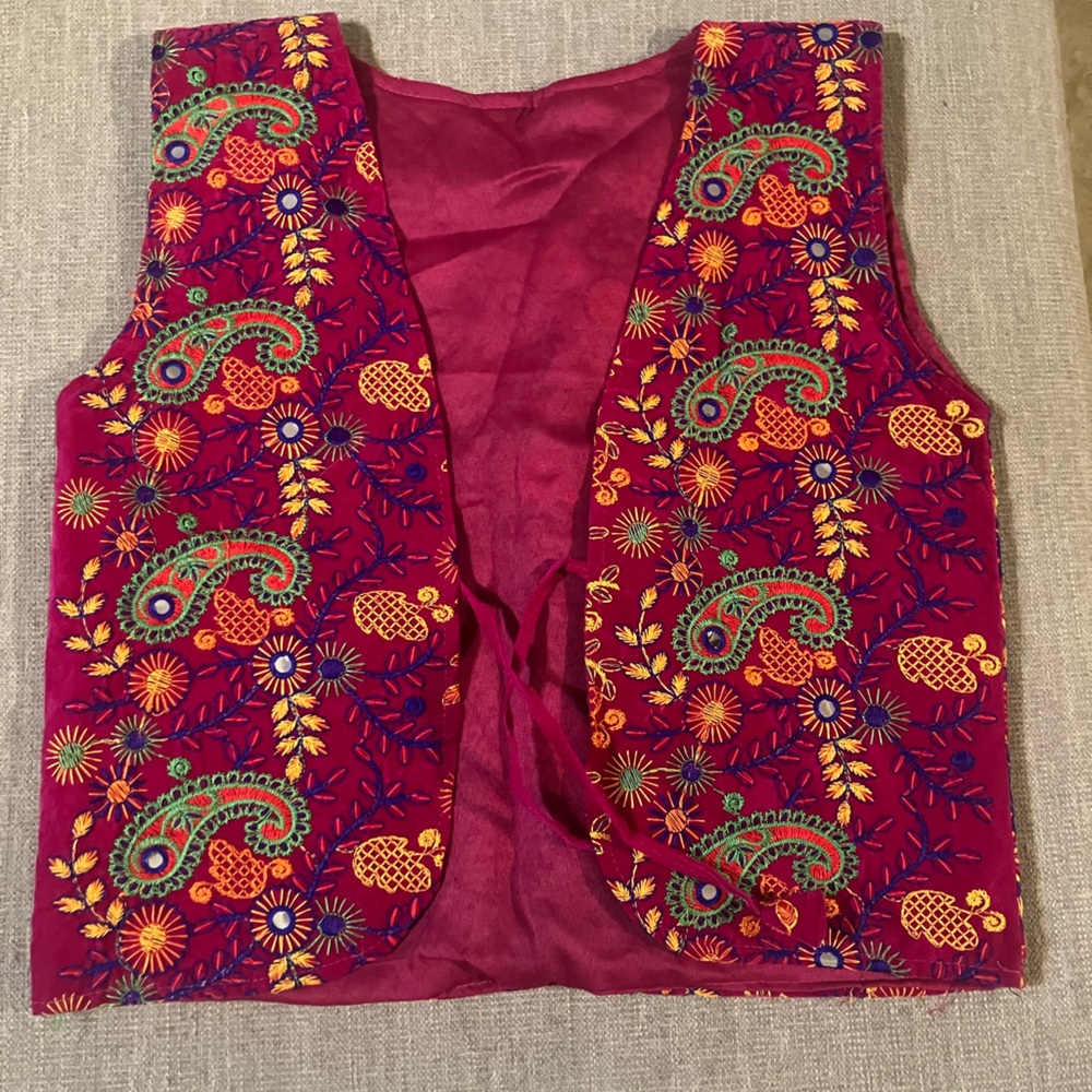 Banjara Bohemian Vest with Paisley Motif